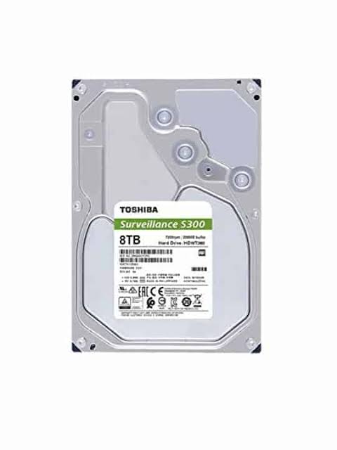 WD Purple 8TB Surveillance Hard Disk Drive - 5400 RPM Class SATA 6 Gb/s 128MB Cache 3.5 Inch - WD80P