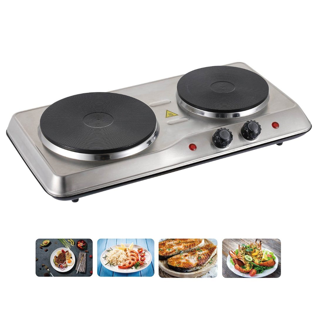 Double electric hot plate