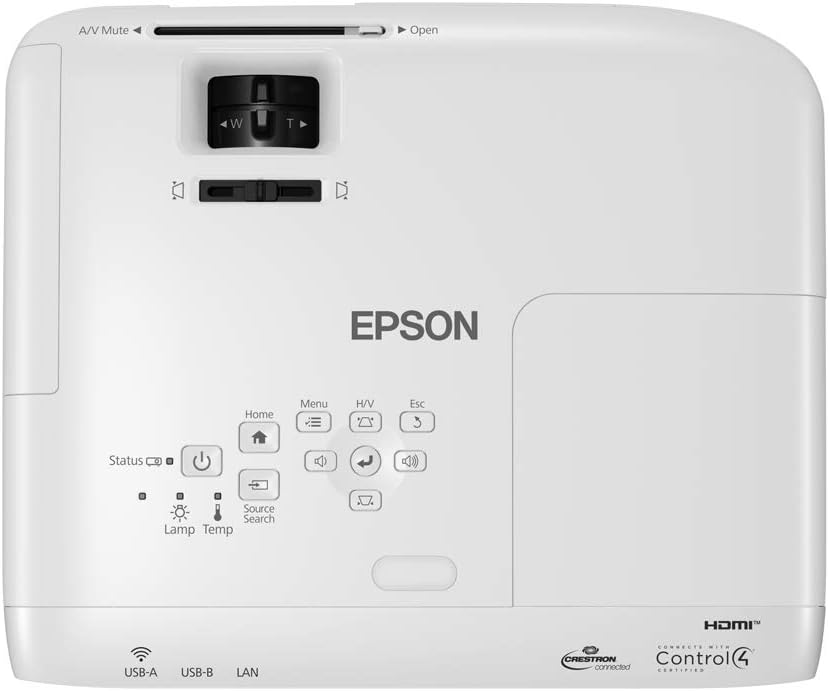 Epson PowerLite X49 3LCD XGA Classroom Projector with HDMI - Bright, Durable, and Versatile