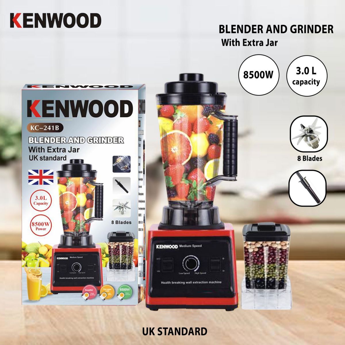 KENWOOD BLENDER  3.0L