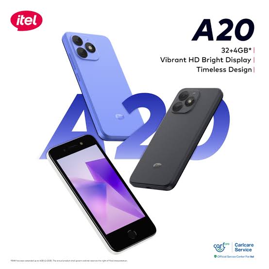 Itel A20 Gb 32 ram 3