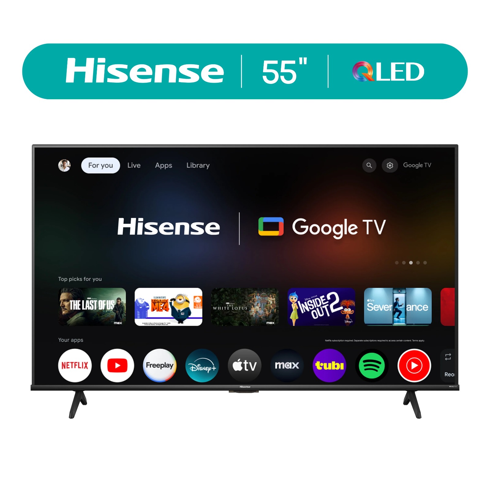 Hisense TV - 55A6N Smart 4K