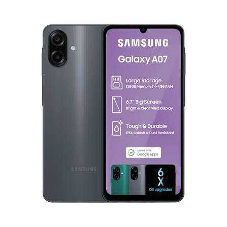 Samsung Galaxy A07 128GB ram 4